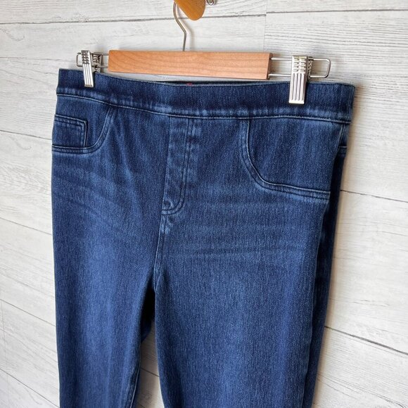 Spanx Pants Womens Size XL Medium Wash Jean-ish Ankle Jeggings Shapewear - Picture 10 of 16